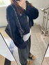 休閑糯米褲女秋季新款2025年小個(gè)子高腰寬松闊腿褲垂感運(yùn)動(dòng)衛(wèi)褲子 深灰色 【垂感軟糯抗起球】 L 【推薦111-125斤】 曬單實(shí)拍圖