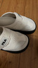 FILA 斐樂(lè)官方女鞋SMILA摩登拖鞋2025夏季新款元?dú)馔闲蓍e勃肯鞋 豆腐白-TF 36.5 曬單實(shí)拍圖