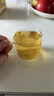 尚明玻璃小杯子簡(jiǎn)約高硼硅耐熱耐高溫茶杯帶把沖泡器拍檔精致品茗杯 4只裝* 150ml 曬單實(shí)拍圖