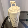 趣木也創(chuàng  )意個(gè)性文字保溫杯大容量奶茶咖啡杯網(wǎng)紅保冷水杯子學(xué)生男女 FA48諸事皆順+掛繩 520ml 曬單實(shí)拍圖
