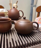 溪茗軒宜興紫砂壺茶具大師純手工紫砂原礦紫泥西施壺家用個(gè)人專用泡茶壺 紫韻西施【禮盒裝】 220ml 曬單實(shí)拍圖