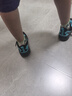 喬丹男童運動鞋大童春秋款跑步鞋兒童密網童鞋子 黑色/冰爽藍36 曬單實拍圖