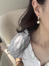 伊燦微鑲水鉆仿珍珠耳釘女2025年新款爆款耳環(huán)小眾設(shè)計(jì)高級(jí)感耳夾耳飾 微鑲水鉆珍珠耳釘 曬單實(shí)拍圖