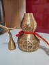 黃銅百福葫蘆擺件開(kāi)口銅葫蘆掛件空心葫蘆福字葫蘆鎮宅風(fēng)水客廳 22CM百福葫蘆【贈底座+五帝錢(qián)】 曬單實(shí)拍圖