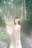 蕓蕁裙子女夏季2025新款絕美清純海邊度假仙女裙氛圍感氣質(zhì)網(wǎng)紗吊帶連 長(zhǎng)吊帶+綠色長(zhǎng)裙 2XL 130-140 曬單實(shí)拍圖