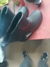 麥舒特德國新款雨鞋男款防水防滑內膽加絨雨靴男士耐磨短中筒防水鞋膠鞋 【防滑耐磨】黑色(不加絨) 標準 43 曬單實(shí)拍圖