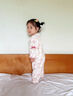 班喜迪嬰兒衣服秋裝嬰幼兒連體衣小月齡哈衣爬服春秋公主寶寶長袖外出服 粉色 90cm 曬單實(shí)拍圖
