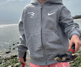 NIKE3BRAND 耐克童裝男童開(kāi)襟衛衣冬季新款保暖加絨兒童長(cháng)袖上衣 曬單實(shí)拍圖