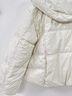 鴨鴨【都市靜奢系列】新中式流蘇羽絨服女短款冬2025最新款小個(gè)子外套 米色 S (155) 曬單實(shí)拍圖