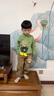 G.DUCKKIDS小黃鴨童裝男童套裝春秋2024新款兒童衣服男孩帥氣小熊襯衣兩件套 咖啡色 90 建議1~2歲【 80-90cm】cm 曬單實(shí)拍圖