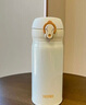 膳魔師（THERMOS）保溫杯316鋼350ml男女士?jī)和呦?jié)教師節(jié)禮物JNL-350S象牙白 曬單實(shí)拍圖