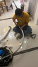 箭牌（ARROW）淋浴房玻璃隔斷干濕分離浴屏浴室家用弧扇形不銹鋼衛(wèi)生間玻璃隔斷 900*900  極簡(jiǎn)【加厚1.0不銹鋼】 曬單實(shí)拍圖