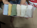 浪莎（LangSha）浪莎女士襪子女夏季100%純棉淺口隱形船襪純色休閑運動護踝短襪 米色+白色+奶白+天藍+奶黃+芽綠 均碼 曬單實拍圖