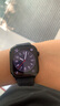 Apple/蘋果 Watch Series 10 智能手表蜂窩款46毫米亮黑色鋁金屬表殼濃墨色回環(huán)式運動表帶MWYL3CH/B 曬單實拍圖