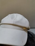 酒風(fēng)學(xué)長(cháng)新款貝雷帽女秋冬顯臉小鴨舌八角帽大頭圍法式復古黑色報童帽子潮 M標八角帽-米白色 M 建議頭圍(56-58c) 曬單實(shí)拍圖