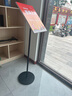 金隆興指示牌立牌展示牌標識牌立式廣告牌可伸縮水牌展示架引導(dǎo)牌A3黑色A9159-1 曬單實拍圖