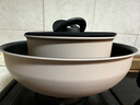 特福（Tefal）鍋具套裝烹飪鍋煎炒鍋奶鍋可拆卸手柄不粘鍋百變套鍋五件套奶茶白 曬單實(shí)拍圖