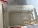 百草園桌面收納盒收納筐衣服雜物整理盒零食化妝品整理筐收納籃家用櫥柜 曬單實拍圖