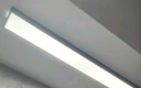 梵耀LED方通燈 長條吊線燈 日光燈辦公吸頂安裝 超市辦公樓專用 商業(yè)吊燈 120*5cm24w黑殼-白光 曬單實(shí)拍圖