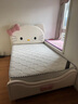 商者相融hellokitty兒童床女孩公主床兒童房凱蒂貓單人床女童卡通蝴蝶結床 【尊享版】凱蒂貓公主床+20cm小綿羊護脊乳膠床墊 1350mm*2000mm(框架床) 曬單實拍圖