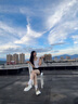 CAMILA KSENIA小白鞋女士2025新款夏季踩屎感增高軟底防滑運動鞋百搭休閑板鞋子 卡其色 36 曬單實拍圖