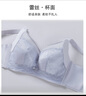 派邦奴內衣女文胸2025新款夏季薄款大胸顯小女士防下垂胸罩 銀灰 90BCD 曬單實(shí)拍圖
