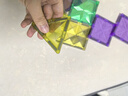 魔磁玩家（ MAGPLAYER）兒童玩具彩窗磁力片100片+2車磁力積木3-6歲男女孩玩具1-3歲禮物 曬單實(shí)拍圖