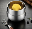 美廚（maxcook）316L不銹鋼碗 湯碗雙層隔熱 飯碗餐具面碗12cm MCCU2012 曬單實拍圖