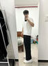 夏季薄款褲子男休閑褲男速干褲寬松直筒褲經(jīng)典百搭時尚闊腿長褲男 0755-645束腳黑色 （清倉撿漏款） M （建議80-100斤以內(nèi)） 曬單實拍圖