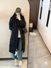 俞兆林羽絨棉服女中長(zhǎng)款過膝2025冬季新款韓版棉襖寬松加厚棉衣外套 黑色 (加厚) S 80-100斤 曬單實(shí)拍圖