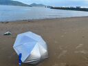 左都（ZUODU）太陽傘防紫外線雙層防曬折疊傘大號(hào)遮陽傘晴雨兩用防曬傘輕便小巧 曬單實(shí)拍圖