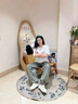 波爾諦奇（BOERDIQI）透氣小白鞋2025新款女厚底板鞋增高百搭戶外運(yùn)動(dòng)休閑鞋 米白色 37 曬單實(shí)拍圖