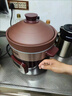 蘇泊爾（SUPOR）電燉鍋煲湯鍋全自動(dòng)家用紫砂鍋燉湯燉鍋電砂鍋燉盅官方旗艦 紅棕色 6000ml 曬單實(shí)拍圖