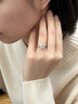 手捧花莫桑石戒指女50分求婚結婚道具輕奢仿真戒指白金色百搭鉆戒 手捧花主磚50分女戒 活口可調節(jié)8-20港號-送隨機盒子 曬單實拍圖