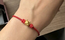 周大福SOINLOVE萌寵小金龍小金蛇黃金轉(zhuǎn)運(yùn)珠配手繩 VR1201 曬單實(shí)拍圖