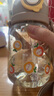 英氏（YEEHOO）兒童水杯PPSU吸管杯幼兒園1歲+背帶水杯大容量夏天牛奶杯500ml 曬單實拍圖