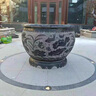 石雕魚(yú)缸花盆青石水缸石頭盆戶外庭院別墅造景養(yǎng)魚(yú)池石槽流水?dāng)[件 長(zhǎng)60寬40高28cm中式經(jīng)典 曬單實(shí)拍圖