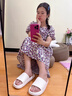安尚芬醫(yī)用手術(shù)室拖鞋女防滑2025夏季新款醫(yī)護(hù)士防臭eva厚底涼拖男外穿 白色【抗菌防臭】 37-38 適合36-37腳穿 曬單實(shí)拍圖