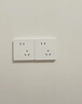 公牛（BULL）開(kāi)關(guān)插座 G12膚感啞光奶油風(fēng) 一位電腦六類插座 G12T102B米絨白 曬單實(shí)拍圖