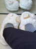 XELECPOCKET產(chǎn)婦月子鞋十月份女產(chǎn)后秋冬季毛棉拖鞋女士室內家居包跟棉鞋女款 白色【包跟加厚款】38-39 組合裝 保暖舒適 曬單實(shí)拍圖