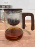 羽璃2025新款飄逸杯茶壺茶水分離耐熱玻璃內(nèi)膽磁吸懶人泡茶沖茶器茶具 中號(hào)木紋把 750ml 曬單實(shí)拍圖