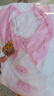 G.duck童裝女童連衣裙夏裝新款中大兒童洋氣公主裙子小女孩短袖雪紡長(cháng)裙 粉色不帶包包 150 cm 曬單實(shí)拍圖