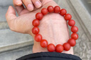 亞梵尼保山南紅手串柿子紅瑪瑙手鏈磨砂滿(mǎn)肉男女佛珠生日禮物男收藏級 【博物館級 一物一證】12mm 曬單實(shí)拍圖