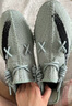 阿迪達(dá)斯Yeezy350灰湖綠夏日透氣椰子男女休閑鞋HQ2060 UK943 曬單實(shí)拍圖