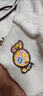 燦圖 韓版kitty貓刺繡公仔連帽衛衣女秋冬季可愛(ài)風(fēng)設計感潮流上衣外套 花灰色 L 曬單實(shí)拍圖