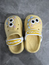 歐孕（OUYUN）童洞洞鞋寶寶拖鞋秋季男女童室內防滑涼拖嬰兒軟底洗澡鞋子 向日恐龍 14 cm 【適合腳長(cháng)13.1-14.0cm】 曬單實(shí)拍圖