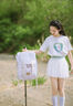 BARRY BANNY女童半身裙白色裙子2025夏季新款女孩裙裝中大童裙褲 白色裙子 165 cm（100-120斤） 曬單實拍圖