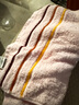 潔麗雅（grace） 4條裝 毛巾純棉洗臉巾四季成人男女吸水不掉毛面巾節(jié)日送禮毛巾 單彩條緞檔（隨機(jī)色） 4條 80g 吸水純棉 曬單實(shí)拍圖