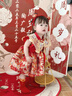 WVD國際品牌一周歲女寶寶禮服2025新款紅色喜慶生日抓周宴公主 公主裙 公主裙 均碼 定制聯(lián)系客服補差價(jià)不 曬單實(shí)拍圖