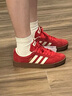 adidas「T頭鞋」VL COURT復古休閑板鞋德訓鞋男女阿迪達斯輕運動(dòng) 淺猩紅/暖香草色/黃色   38 曬單實(shí)拍圖